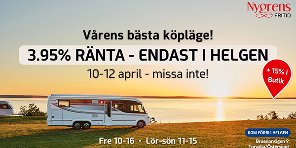 Vårmässa 10-12 april på Nygrens Fritid
