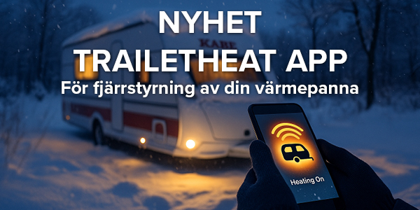 Trailerheat app - fjärrstyrning av din värmepanna
