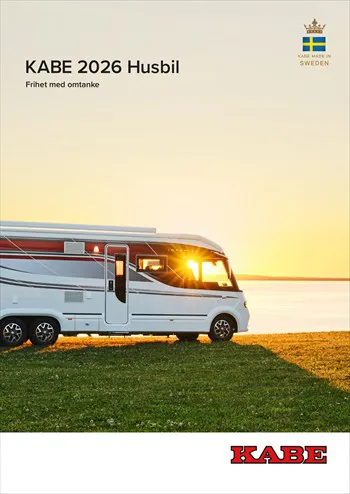 KABE katalog 2026 för husbil